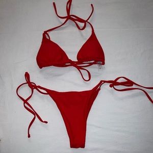 Two piece bathing suit